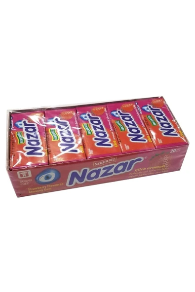 Nazar Sakız 5 Li Çilekli ürün görseli 1