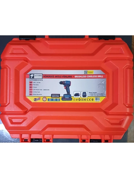 CAT-E1010 Kömürsüz Akülü Vidalama ürün görseli 1