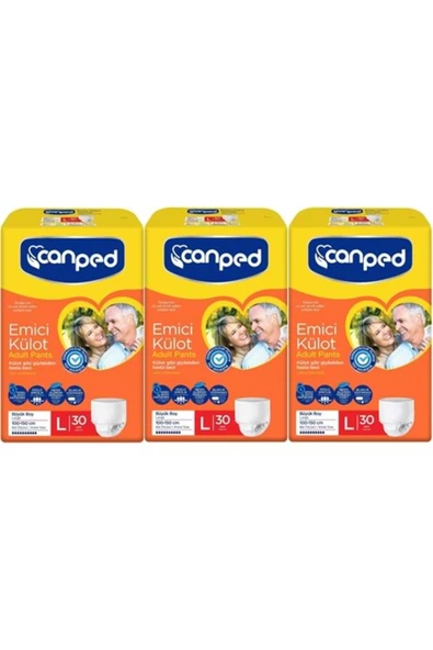 STD Canped Emici Külot Hasta Bezi Dev Eko Pk 90 Adet Büyük (3PK*30) ( TEKLİDİR ) ürün görseli 1
