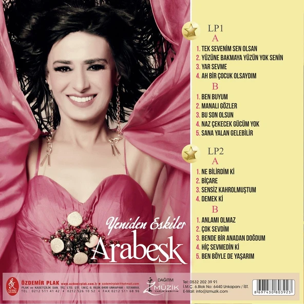 Yıldız Tilbe Arabesk - 2 Plak - Resim 2