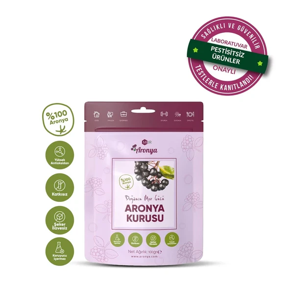 Mor Aronya Aronya Kurusu 100 gr ürün görseli 1