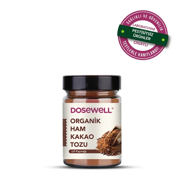 Dosewell Organik Ham Kakao Tozu 140 gr ürün görseli 1