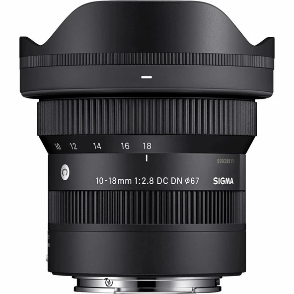 Sigma 10-18mm f/2.8 DC DN Contemporary Lens (Canon RF) "Resmi Distribütör Garantili" ürün görseli 1