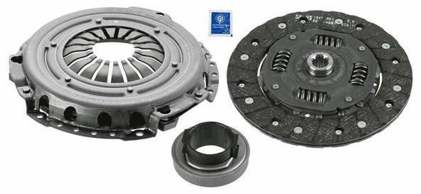 Debriyaj Seti-Baskı ve Balata ve Rulman Benzinli 1400cc 16 valf 16 subaplı Opel Astra G-Corsa C-1.4 16V--Z14XE---Alman Malı Markası SACHS 3000174001 ürün görseli 1