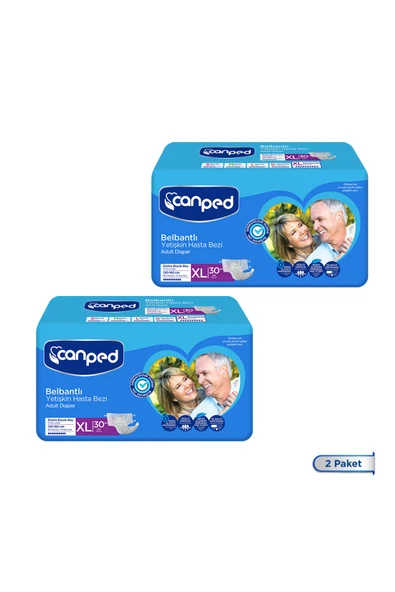 Belbantlı Hasta Bezi Extra Büyük Boy Large 60lı ürün görseli 1