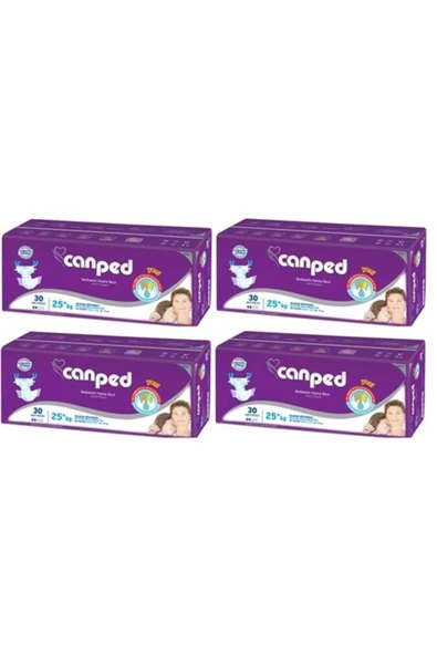 STD Canped Hasta Bezi Çoçuklar İçin Bel Bantlı Tekstil Yüzeyli 120 Adet XS (4Pk*30) ( TEKLİDİR ) ürün görseli 1