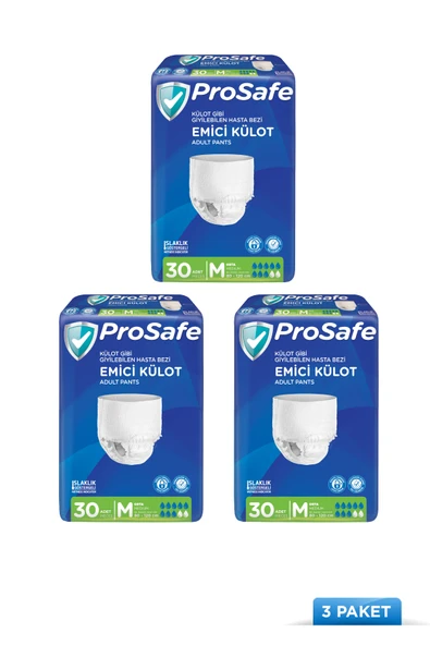 Tekstil Yüzey Emici Külot Medium 30'lu 3 Paket 90 Adet ürün görseli 1