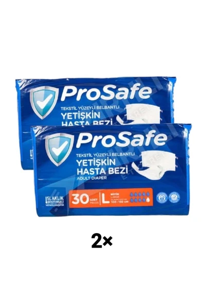 Belbantlı Hasta Bezi L Beden 2 Adet 60 Yaprak ürün görseli 1