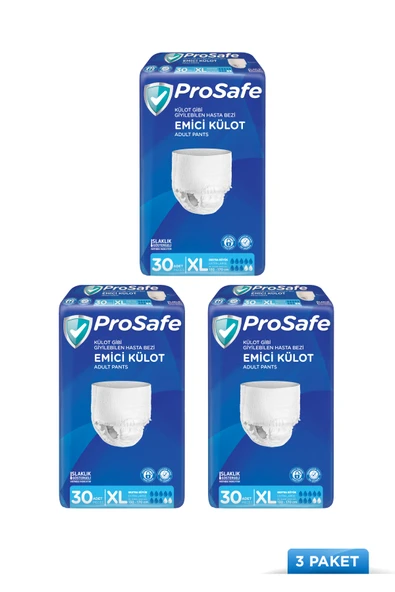 Tekstil Yüzey Emici Külot Xlarge 30'lu 3 Paket 90 Adet ürün görseli 1