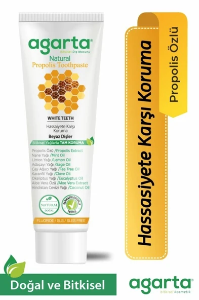 Agarta Doğal Propolis Diş Macunu 100 ml - Resim 2