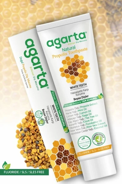 Agarta Doğal Propolis Diş Macunu 100 ml - Resim 4