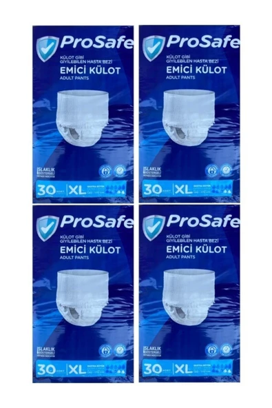 Yetişkin Emici Külot Hasta Bezi Xl Extra Büyük 120 Adet (4pk*30) ürün görseli 1