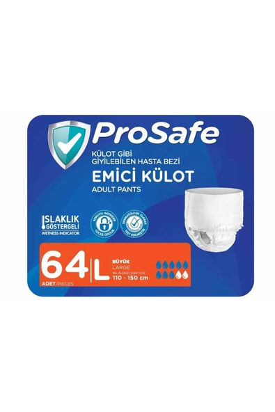 Emici Külot L Beden 64 Adet (8'li 8 Paket) ürün görseli 1