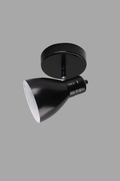 Lumexx OTİS TEKLİ SİYAH PLAFONYER AVİZE - Resim 3