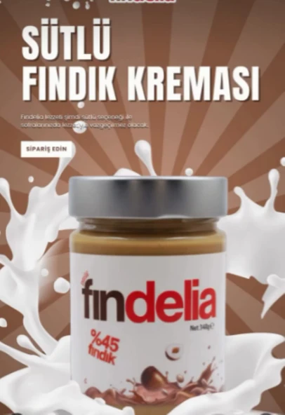 % 45 fındık parcacıklı kahvaltılık kakolu katkısız fındık kreması 340 gr ürün görseli 1