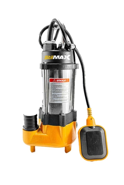 stilmax Foseptik Dalgıç Pompa Kirli Su Dalgıç Pompa Seti Şamandıralı 550w V550f 1.5 Inç 0.75 Hp ürün görseli 1