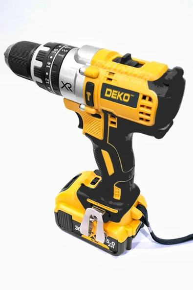 DEKO TURKEY 36 V 5 Ah Xr Technology Darbeli Matkap Çantalı Yedek Bataryalı 30 Parça Set Hediyeli ürün görseli 1