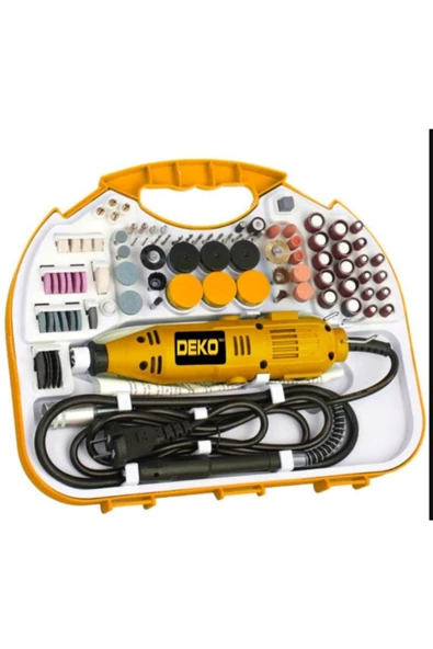 DEKO TURKEY 300 Parça 450 Watt 60.000 Rpm 6 Kademe Devir Ayarlı Hobi Gravür Setimini Taşlamadkt-450g ürün görseli 1