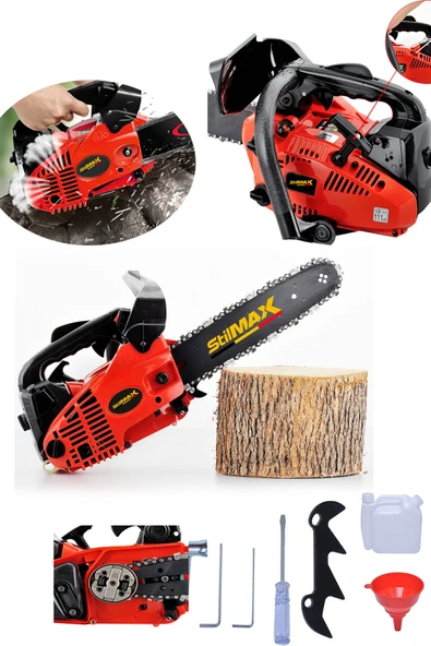 stilmax 52cc Portatif Mini Benzinli Testere 30cm 13000rpm 1500w Benzinli Dal Budama Kesme Bıçkı Testeresi ürün görseli 1