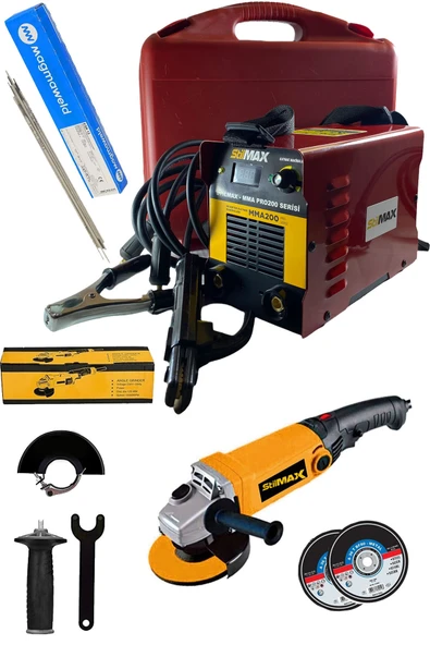 stilmax Germany Super201t Ultrasonic 201amper Digital Göstergeli Invertör Kaynak Makinesi + Taşlama ürün görseli 1