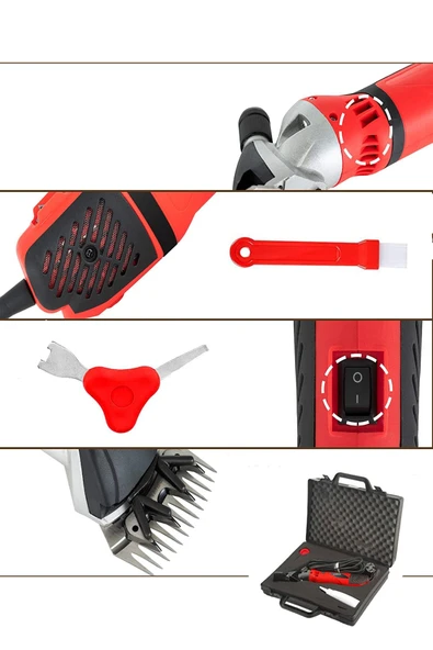 stilmax Germany Isınmaz Motor Devir Ayarlı Koyun Keçi Kırpma Hayvan Kırkım Makinesi 3000w Seri Kullanım ürün görseli 1