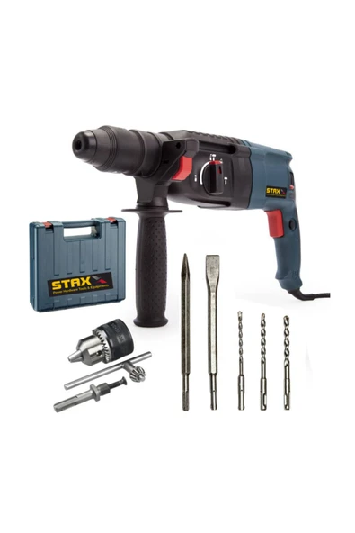 STAXX POWER 3500 W 5.5j Kırıcı Delici Karıştırıcı Set 5 Adet Sds Uç Ve Boya Karıştırıcı Ucu ürün görseli 1