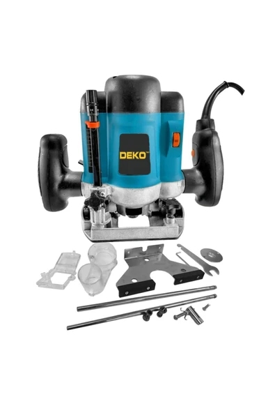 DEKO TURKEY Dkt-pro 3500 Watt Profesyonel Freze Formika Makinası 6-8 mm Pens Bakır Sarım Motor ürün görseli 1