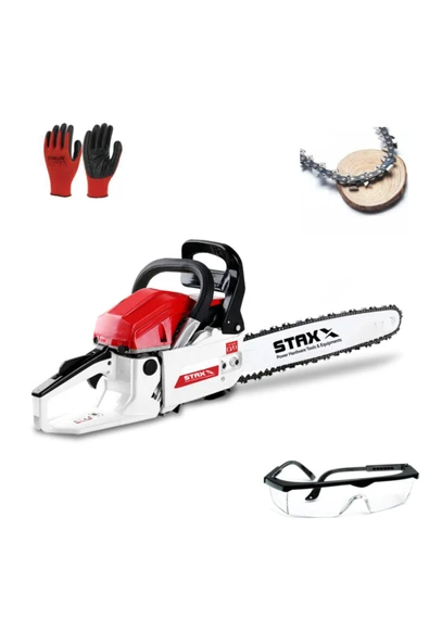 STAXX POWER American Ağaç Odun Dal Kesme Makinesi Benzinli Motorlu Testere Motoru 63cc 7.9 Hp Zincir Hediyeli ürün görseli 1