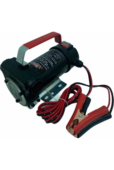DEKO TURKEY 12v Kendinden Emişli Elektrikli Taşınabilir Yakıt Sıvı Yağ Aktarma Mazot Pompası Paslanmaz Gövdeli ürün görseli 1