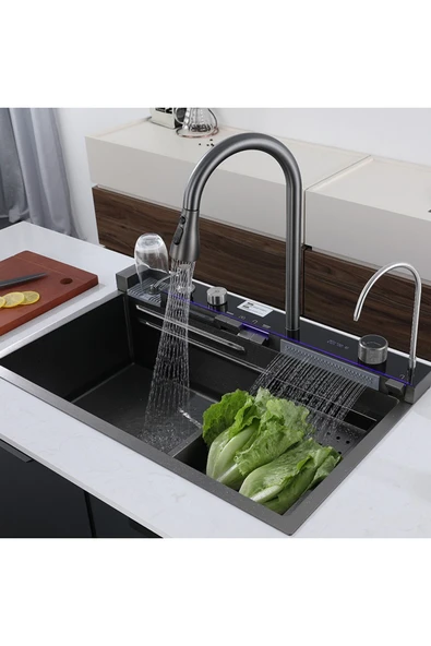 The Sink 2024 Ultra Teknolojik Eviye Seti 7 Fonksiyonlu Batarya Ve Aksesuar Dahil ürün görseli 1