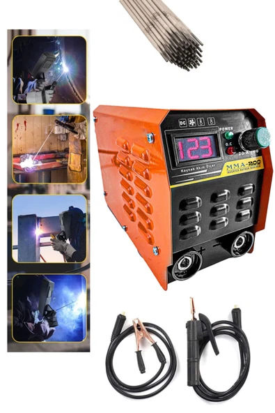 stilmax Germany Dijital Ekran Çanta Tipi Invertör Kaynak Makinesi 201 Amper Çantalı Set + 5ad Elektrod ürün görseli 1