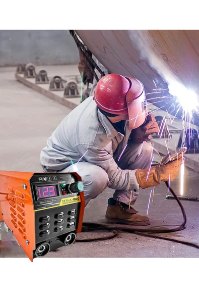 DEKO TURKEY Digital Göstergeli Dkt201 Profesyonel Çantalı 201 Amper Invertör Kaynak Makinesi + 5 Ad Elektrod Set ürün görseli 1