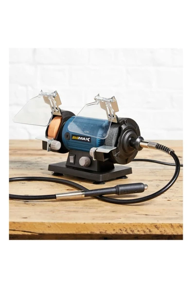 stilmax Multi Function Spiralli Gravür Zımpara Taş Motoru Oyma Seti + 105 Pcs Uç Hediyeli 450 w ürün görseli 1