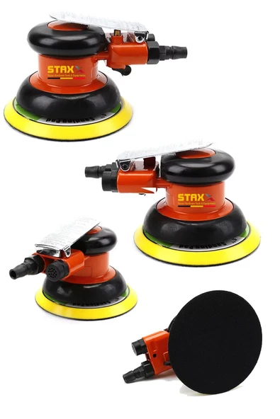 STAXX POWER 150MM Havalı Zımpara Makinesi 12000RPM – Araba Boyası, Ahşap ve Metal İçin Polisaj ve Temizleme ürün görseli 1