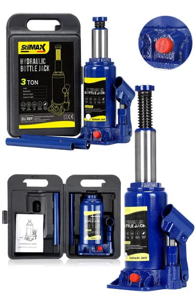 stilmax Germany 3 Ton Kapasiteli Araba Krikosu 2 Yıl Garantili 37.2cm Max Yükseklik Çantalı Set ürün görseli 1
