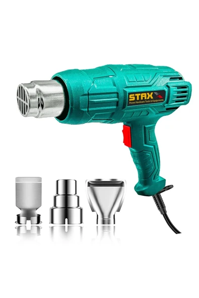STAXX POWER American Hybrid Motorlu Akım Korumalı Bakır Rezistans Sıcak Hava Isı Tabancası 2 Kademeli 4000w ürün görseli 1