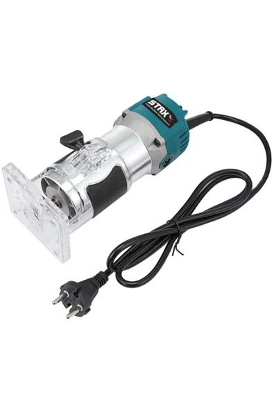 STAXX POWER Staxx Pro 6 Kademe Devir Ayarlı 1600w Formika Traşlama Freze Makinesi 6mm Pens 2 Yıl Garantili ürün görseli 1