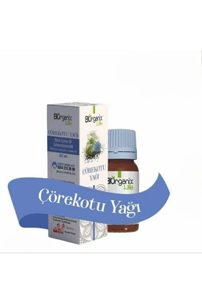 Bıorganıx Life Çörekotu Yağı 20ml ürün görseli 1