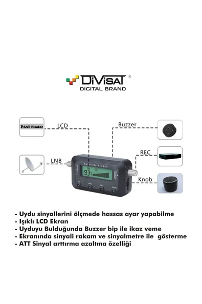 Dijital Finder Uydu Yön Bulucu - Resim 6