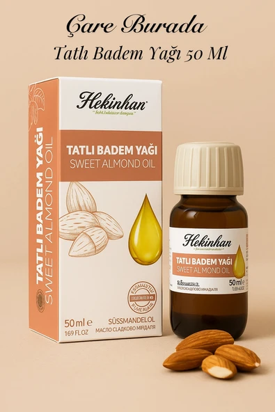 Hekimhan - Tatlı Badem Yağı 50 Ml ürün görseli 1
