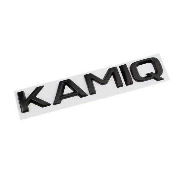 SKODA KAMIQ BAGAJ YAZISI SİYAH ürün görseli 1