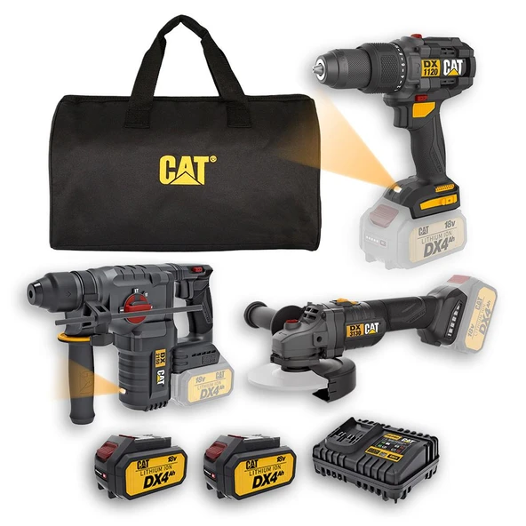 CAT DXK301.1 DX1120B + DX2150B + DX3131B 3 Parça Kombo Set ürün görseli 1
