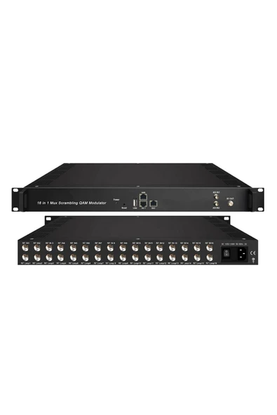 16x16 Qam Modülatör -16 Frekans Giriş 16 Dvb-c Rf Çıkış ürün görseli 1