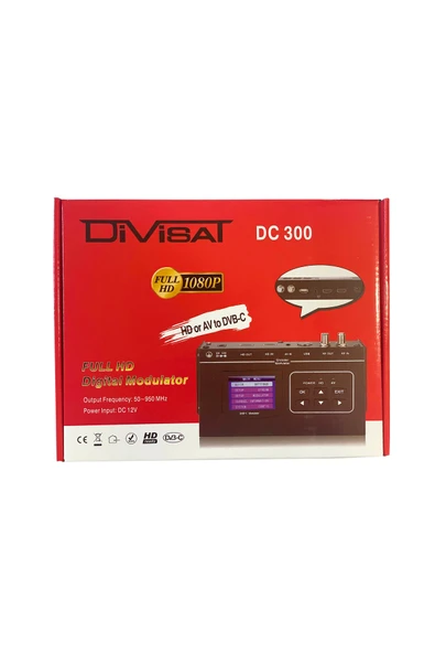 Divisat DC-300 Tek Kanal Qam Dvb-C Encoder Modülator - Resim 4