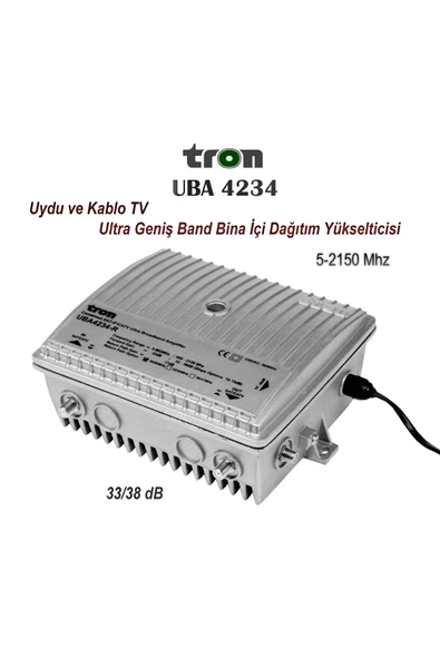 Uba 4234r Uydu Ve Kablo Tv Bina Içi Dağıtım Yükselticisi - Full Band ürün görseli 1