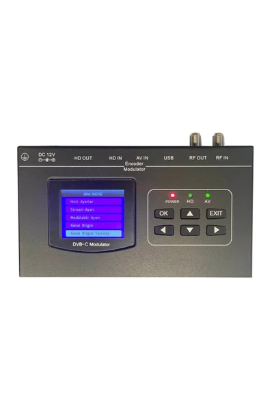 Divisat DC-300 Tek Kanal Qam Dvb-C Encoder Modülator - Resim 2