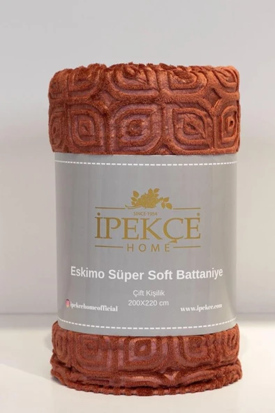 Eskimo Süper Soft 130x170 cm Tv Battaniyesi Turuncu ürün görseli 1