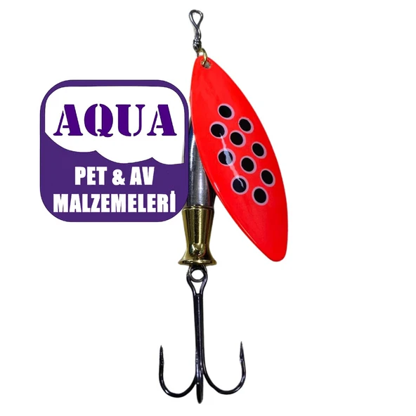 Turna Kaşığı Söğüt Yaprağı Döner Kaşık 24 Gram 6 cm - Powerex Typhoon 24 gr. 6 cm. Döner Spin Kaşık 7864 ürün görseli 1