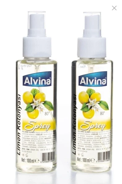 SPREY LİMON KOLONYASI 80c 100ML X 2 ADET ürün görseli 1