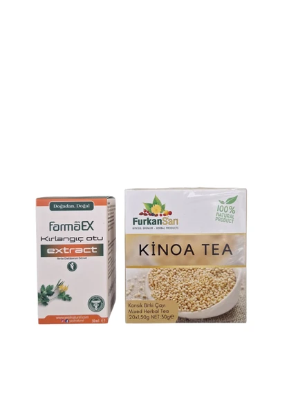 KIRLANGIÇ OTU GÖZ DAMLASI 50ml + KİNOA TEA 20 SÜZEN POŞET ürün görseli 1